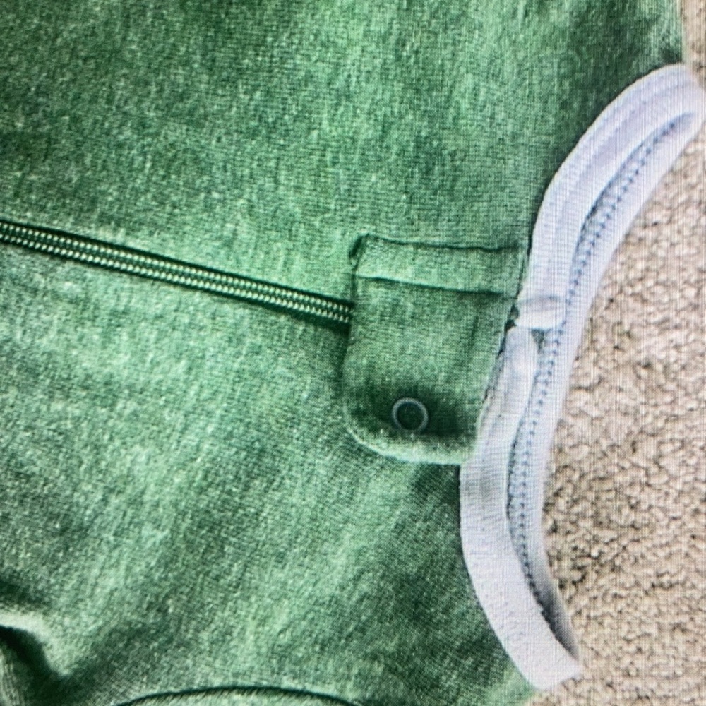 Solid color zipper baby jumpsuit - Picture 3 of 7